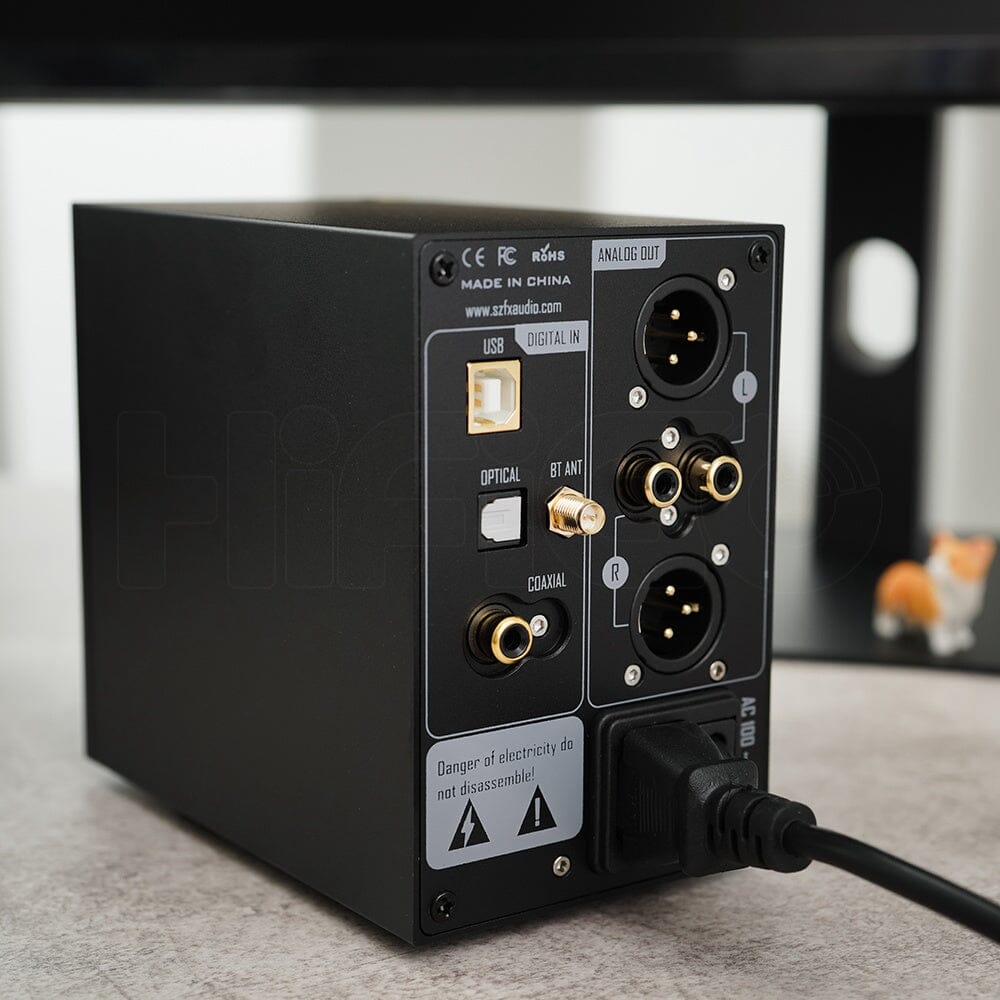 FX AUDIO DS07 ES9068AS DAC Bluetooth 5.1 Balanced Full Decoder - HiFi Audio Decoder with Premium Sound Quality for Home Theater, Studio & Audiophile Listening