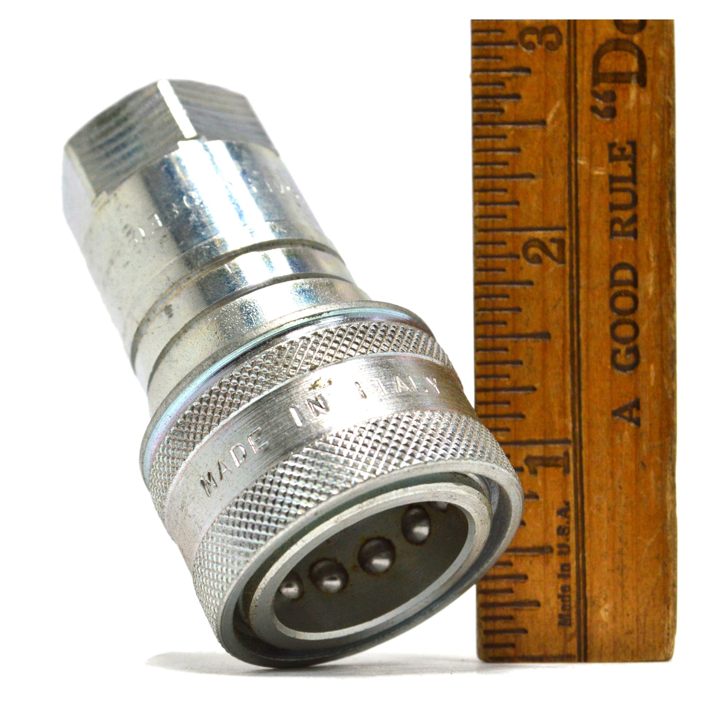 Quick Connect/Release Coupling by Faster No. NV1 12SAFFJ 08E0 Push Pull - Fast & Secure Hose Fittings for Industrial, Hydraulic & Pneumatic Systems