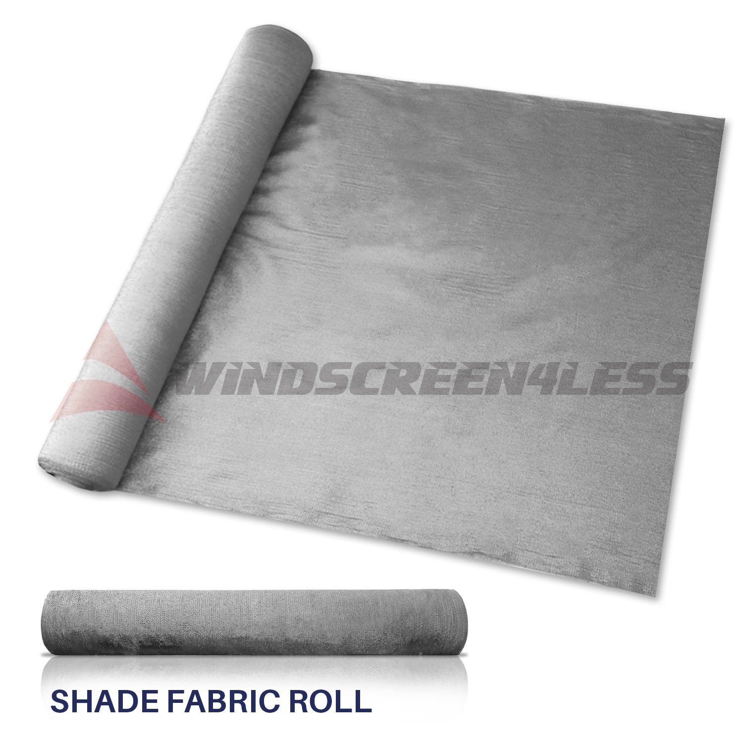 8'x37' Sun Shade Fabric Roll - UV Blocking Shade Cloth for Outdoor Pergola, Patio, Backyard & Garden - Windproof Greenhouse Cover in Light Grey - Perfect for Sun Protection, Privacy Screens & Plant Shading