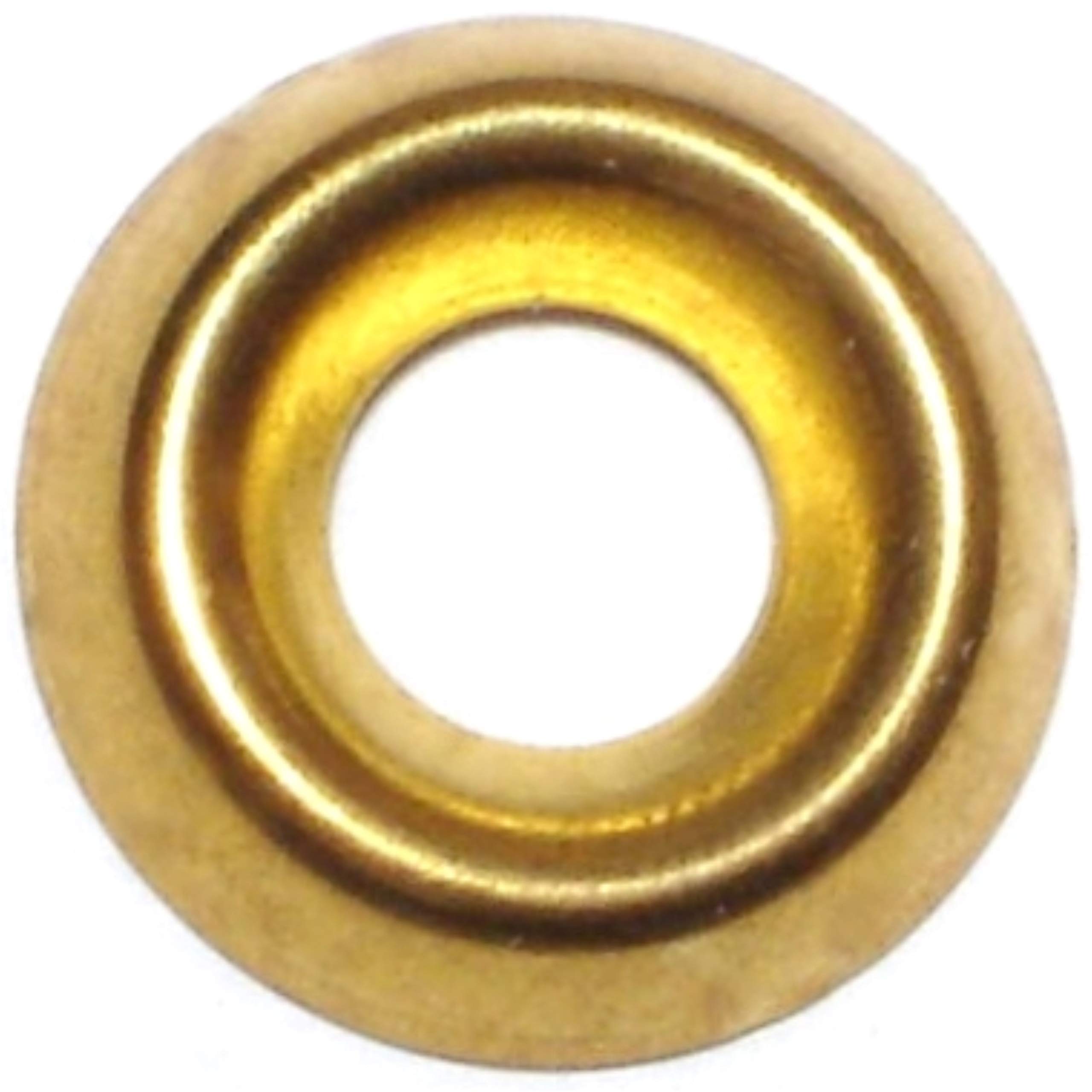 #12 Brass Finishing Washer - Pack of 100 - Decorative Hardware for Furniture, Cabinets & DIY Projects
