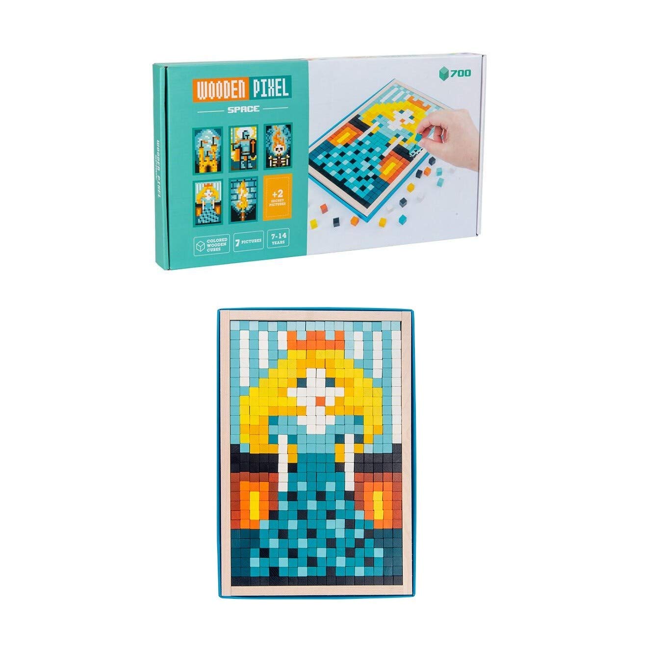 Wooden Montessori Puzzle for Kids - STEM Learning Board Game, Creative Educational Toy for Children & Adults - Farmhouse Home Wall Decor for Indoor & Outdoor Use - Perfect for Playrooms, Classrooms & Living Spaces