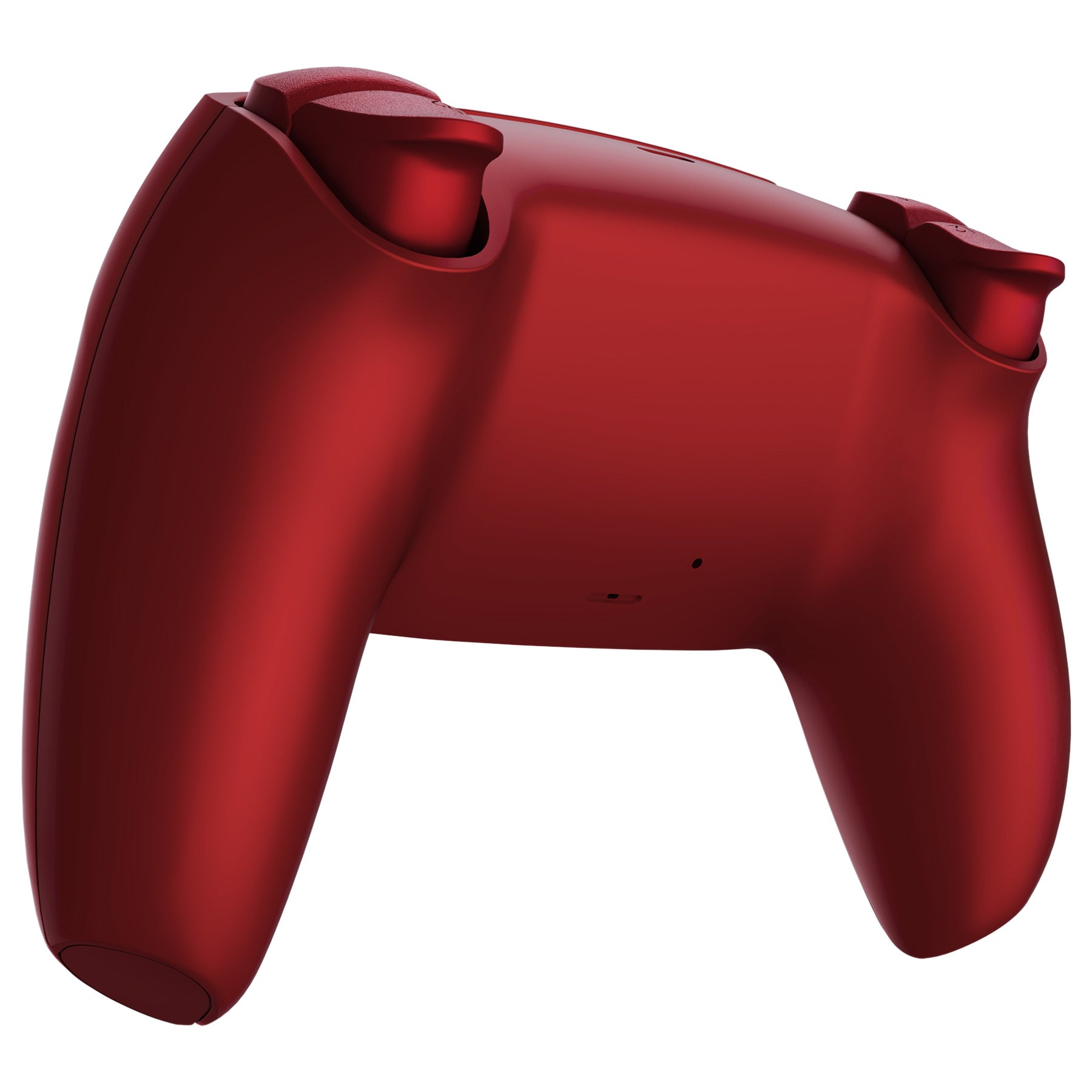 eXtremeRate Luna Redesigned Full Set Shells & Buttons for PS5 Controller BDM-030/040/050 - Custom Replacement Parts - Scarlet Red (KQXPFP002) - Gaming Accessories for Enhanced Playstation 5 Experience
