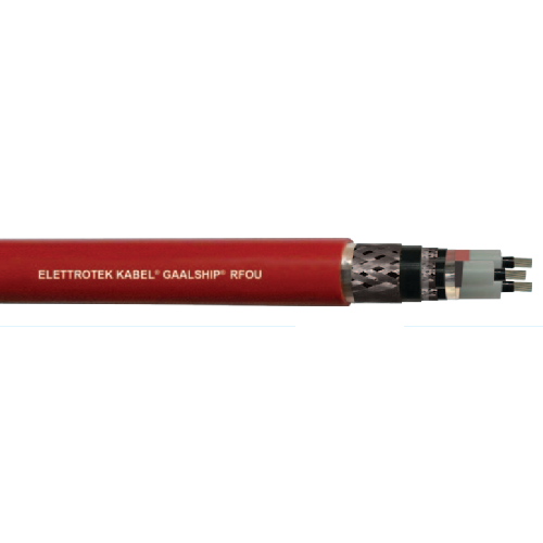 1 AWG 1C Stranded Tinned Copper Shielded Braid Halogen Free GAALSHIP RFOU 6/10KV Offshore Cable - High Voltage Marine Power Cable for Oil Rigs, Ships, and Subsea Applications