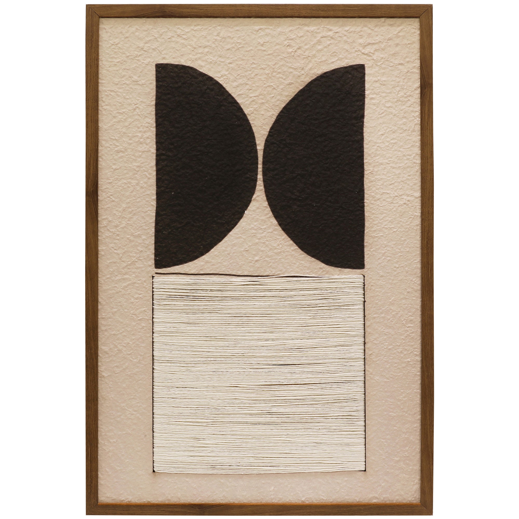 Half Moon II Wall Art - Modern Boho Moon Decor for Living Room, Bedroom & Office - Perfect for Home & Office Decor