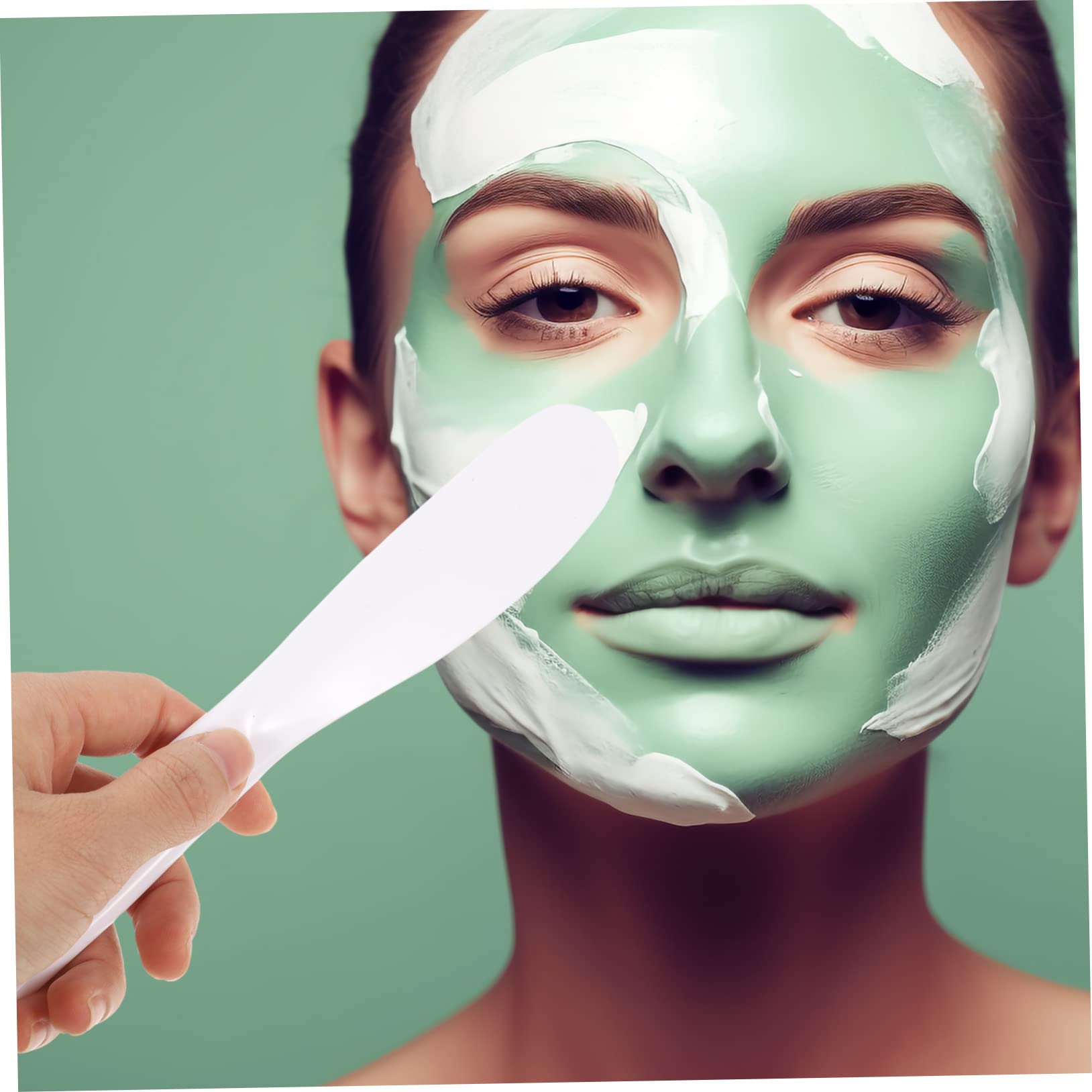 5-Piece Face Mask & Cream Spatula Set - Reusable Makeup Spatulas for Skincare, Facial Mask Application & Cosmetic Cream Scoop - Perfect for Home Spa, Salon & Travel Beauty Kit