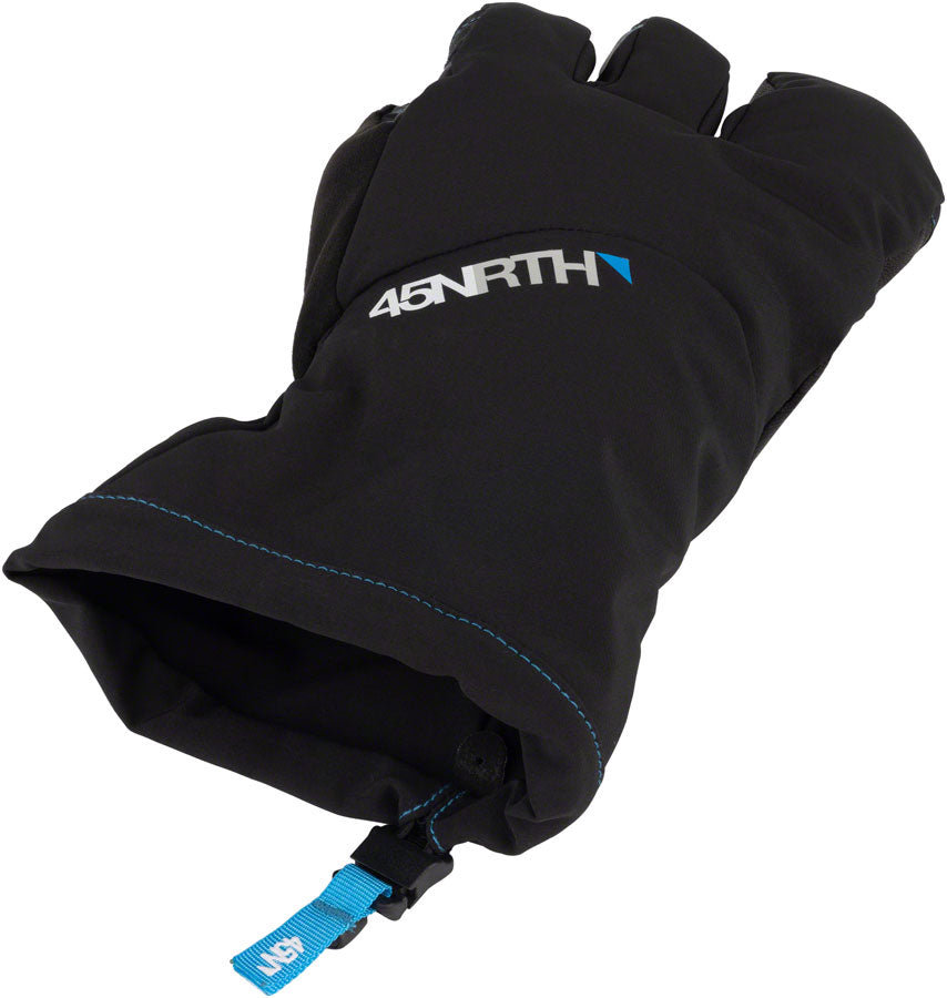 45NRTH 2023 Sturmfist 4 Lobster Style Winter Gloves - Black, Small | Waterproof & Windproof Cold Weather Gloves for Snowboarding, Skiing & Outdoor Activities
