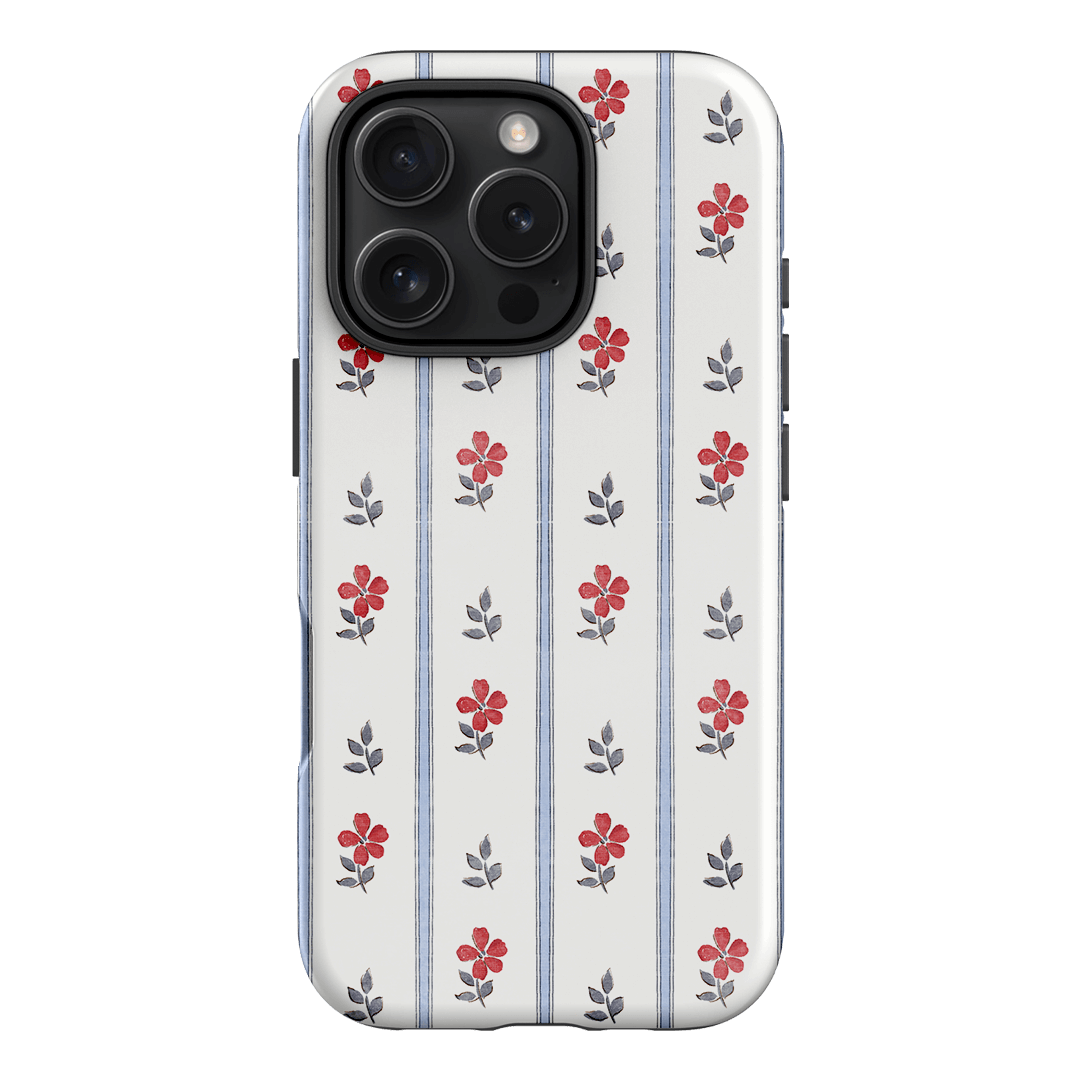 Olivia Stripe Phone Case for iPhone 15/14/13/12/11 Pro Max - Slim Protective Cover with Grip - Fashionable Design for Women & Girls - Perfect for Work, Travel & Everyday Use