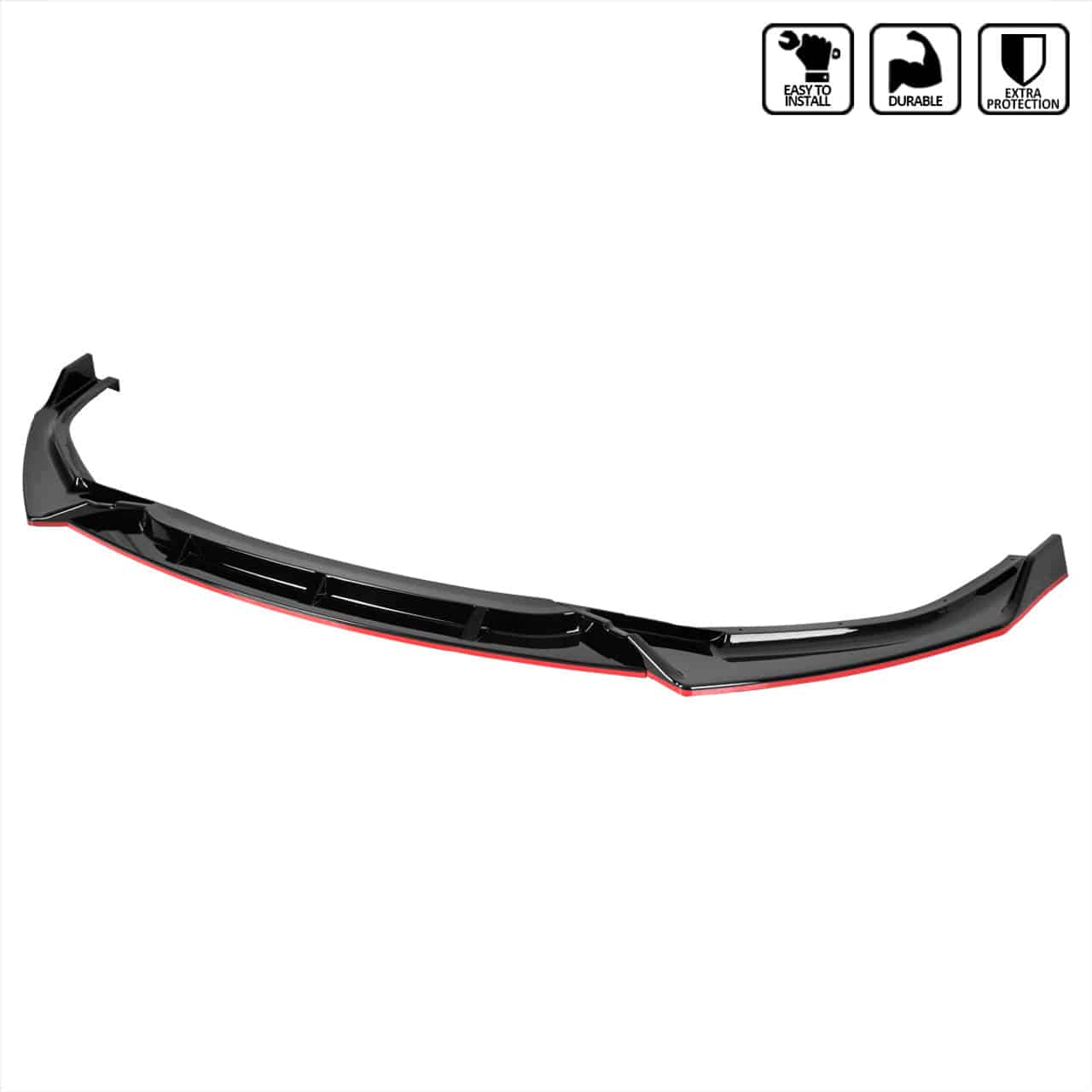 2019-2021 Honda Civic Sedan Front Bumper Lip - 3PC Splitter Style Body Kit for Si/EX-L/LX Trims | AK STYLE Design | Enhances Sporty Look & Aerodynamics | Perfect for Car Enthusiasts and Street Racing