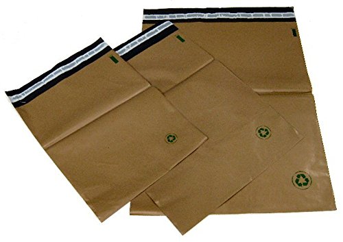 Bubblefast! 14.5'' x 19'' Eco-Friendly Biodegradable Self-Seal Poly Mailing Bags - 500 Pack | Perfect for Shipping, Ecommerce & Small Business Packaging