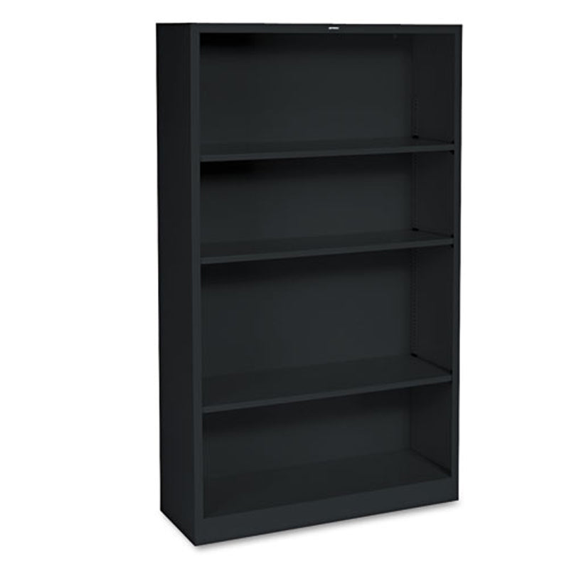 4-Shelf Metal Bookcase, 34.5