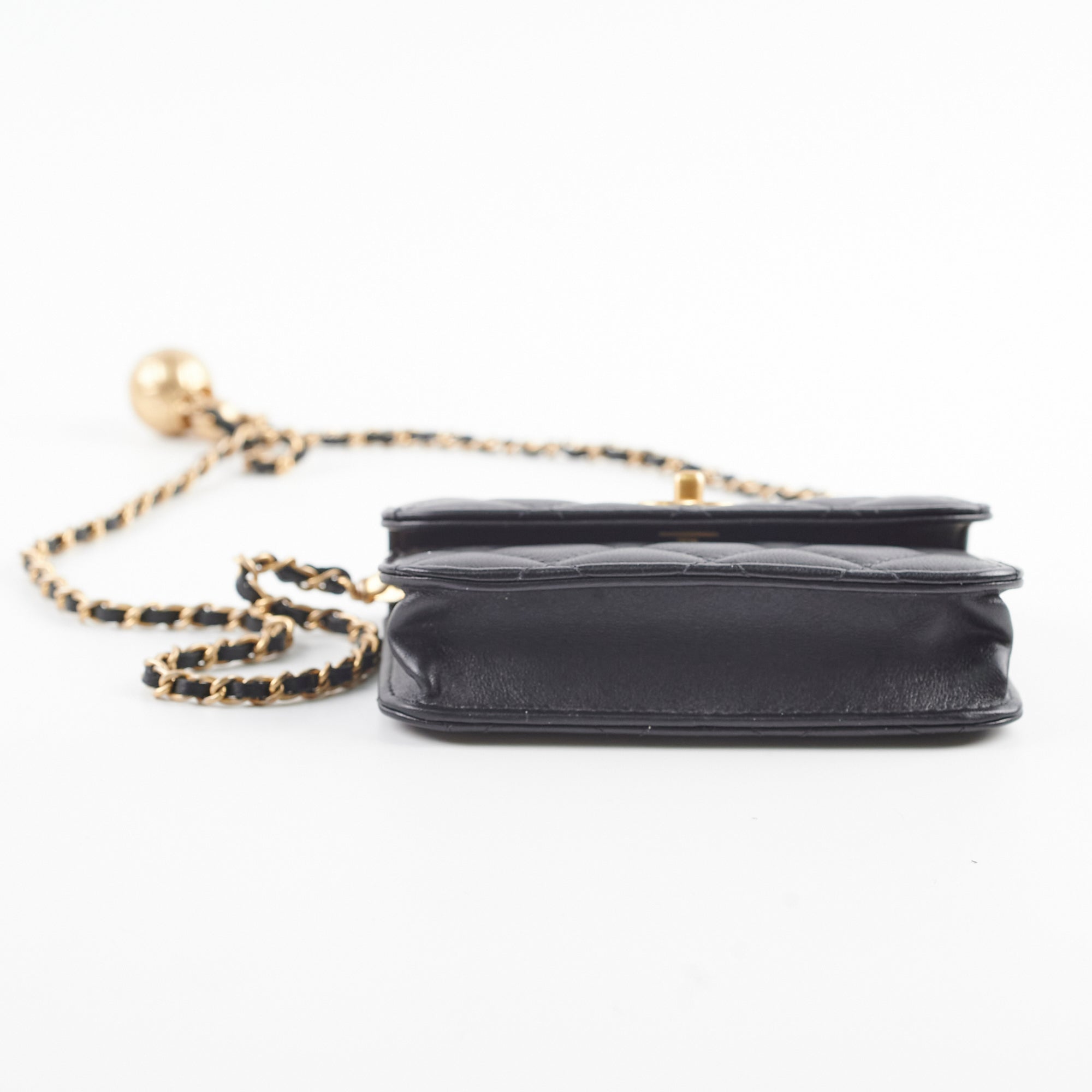 Chanel Micro Crush Shoulder Bag Black | Luxury Designer Crossbody Purse for Women | Perfect for Date Night, Parties & Everyday Use