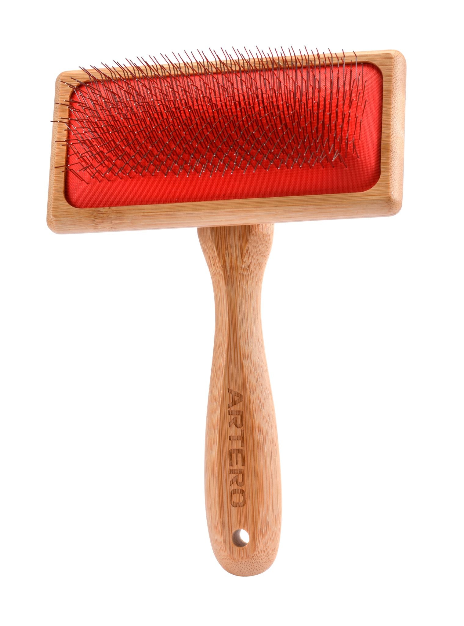 Artero Juliet Long Pin Slicker Brush for Dogs - 4 Sizes (Small, Medium, Large, X-Large) - Professional Grooming Tool for Detangling & Shine - Perfect for Home Pet Care & Professional Groomers
