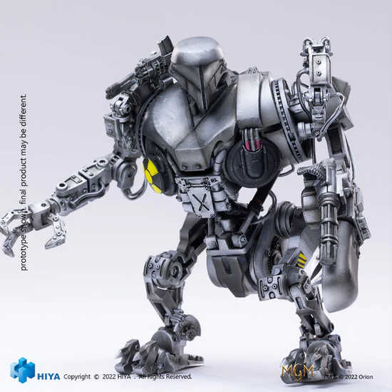 1/18 Scale HIYA 5-inch RoboCop 2 RoboCain Action Figure - Exquisite Mini Collectible Series for Display & Movie Scenes Recreation