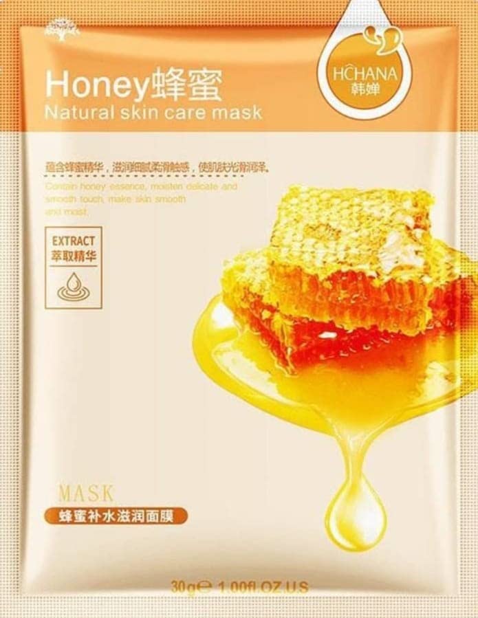 Hchana Hydrating Facial Mask Pack - 9 Sheet Set for Deep Moisture & Glowing Skin | Perfect for Daily Skincare & Spa Nights