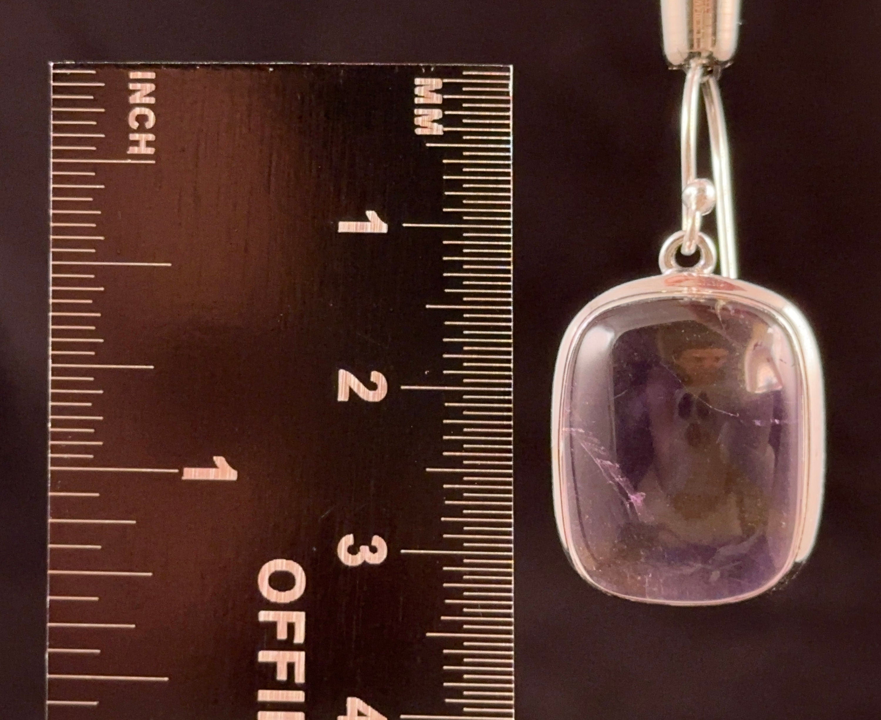 AMETRINE Crystal Dangle Earrings in Silver - Handmade Birthstone Jewelry, Elegant Drop Earrings for Women | Perfect for Gifts, Parties & Special Occasions