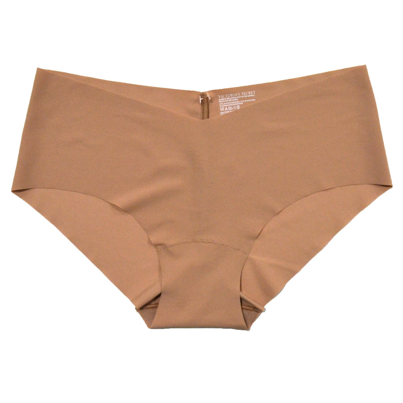 Victoria's Secret Seamless No Show Panties for Women - Size L, Nude Tan - Comfortable Invisible Underwear for Everyday Wear, Yoga & Workout
