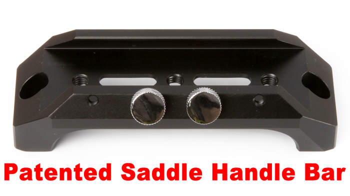 120mm Saddle Handle Bar - Patented Bike Accessory (Model HC120BL) - Perfect for Mountain Bikes & Road Cycling Comfort