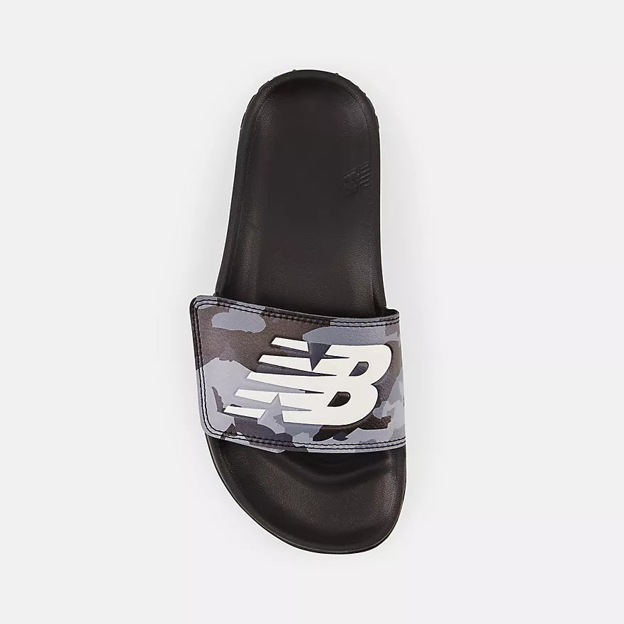 New Balance 200 Adjustable Slide Sandals for Men & Women - Comfortable Black Slides for Walking, Running, Gym & Pool - Lightweight Summer Shoes