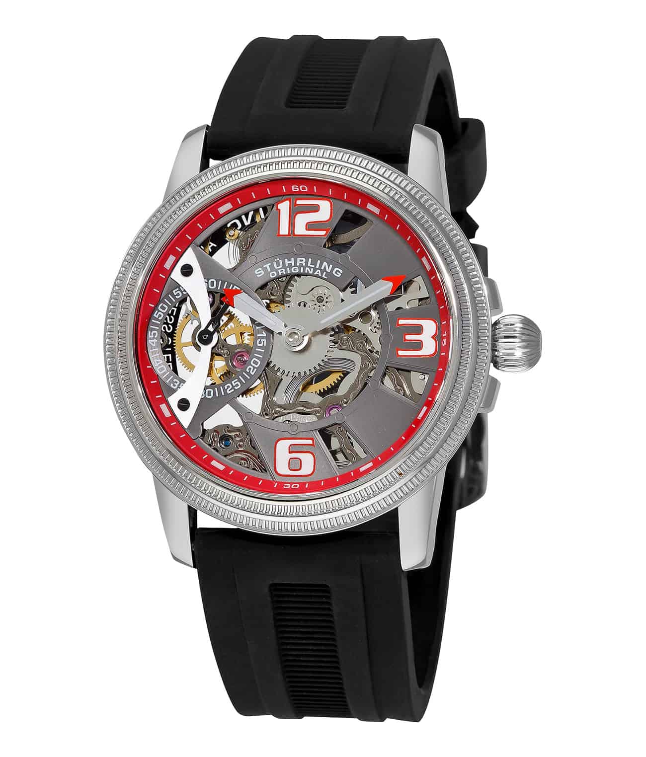Brumalia Protégé 228A Hand-Wound 45mm Skeleton Watch for Men - Luxury Mechanical Timepiece for Business, Formal Events & Collectors