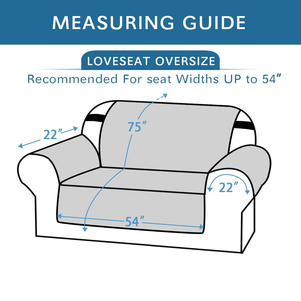 Reversible Loveseat Cover for 2 Cushion Couches - Water Resistant, Non-Slip Pet Furniture Protector - Oversized Sofa Cover in Dark Teal/Beige - Perfect for Pet Owners & Home Decor