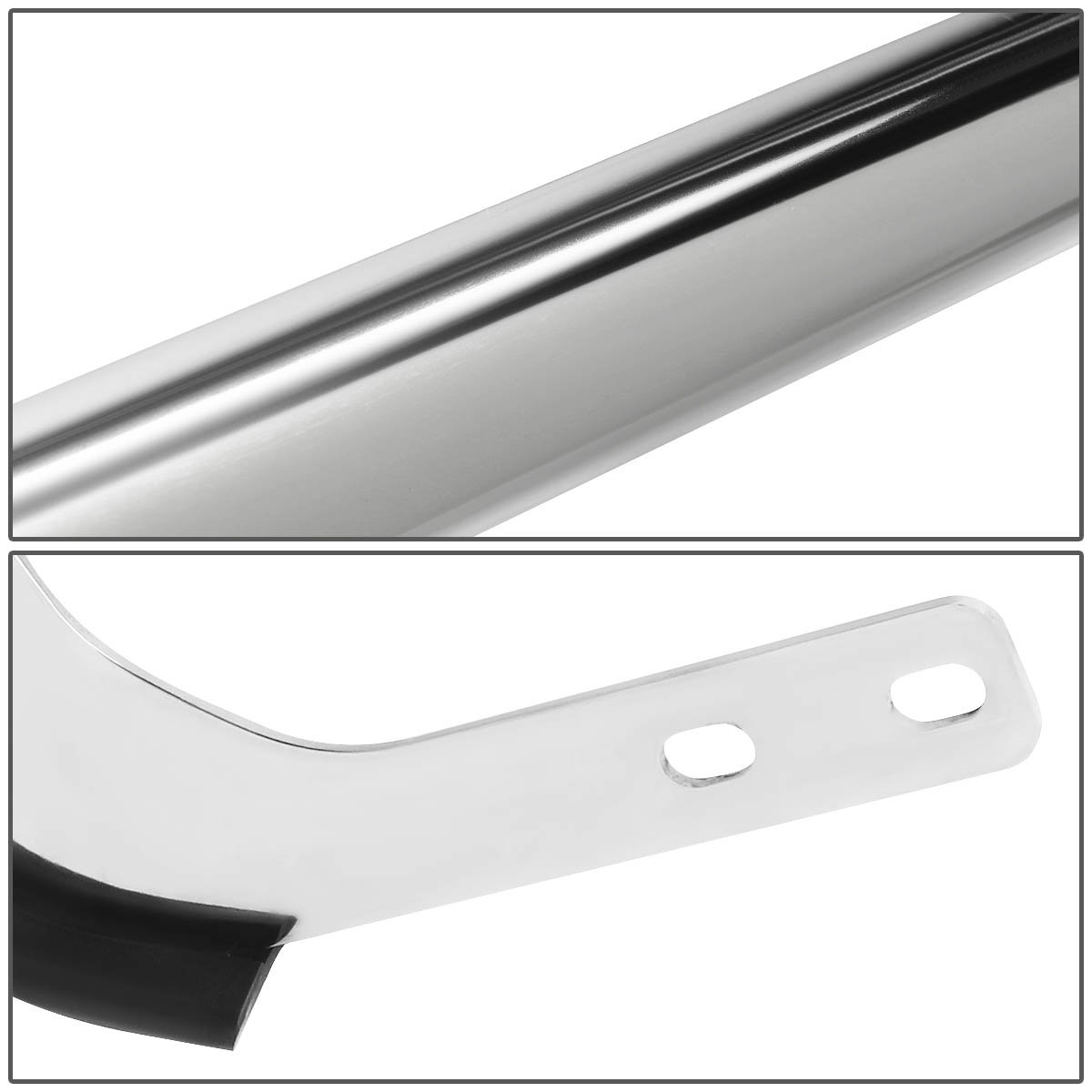 DNA Motoring RBG-012-SS Stainless Steel Rear Bumper Guard - Heavy Duty Protection for Trucks & SUVs - Perfect for Off-Roading, Towing & Parking Safety