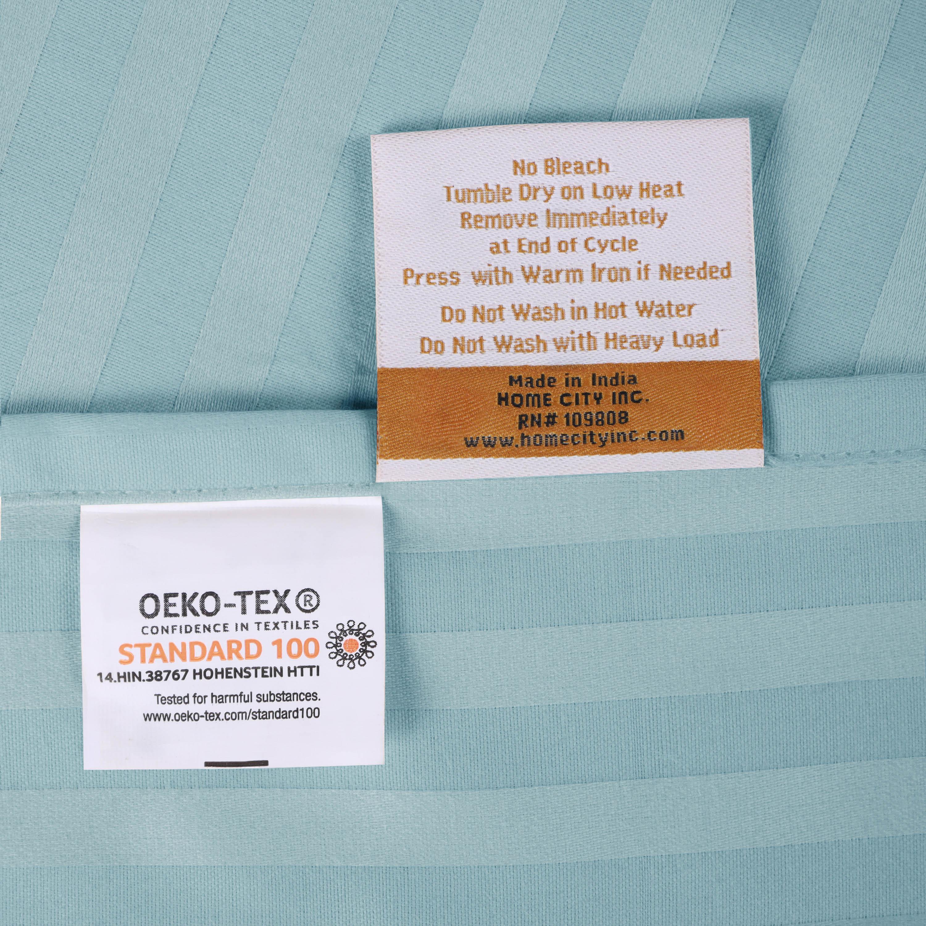 Premium 100% Egyptian Cotton 300 Thread Count Sheet Set - Deep Pocket Fitted, Flat Sheet & Pillowcases - Soft Breathable Bedding for Luxury Hotels & Home Use