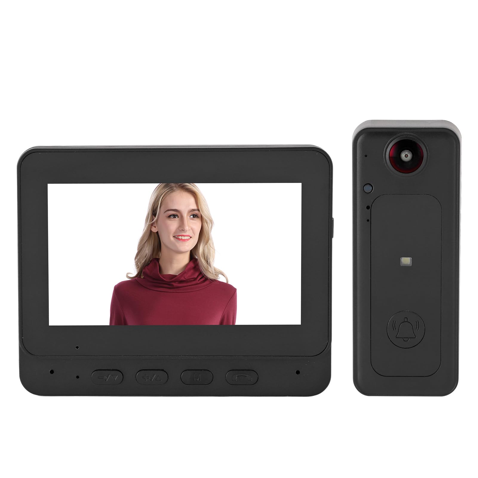 8MP Video Doorbell Intercom System with Auto Recording, 4.3
