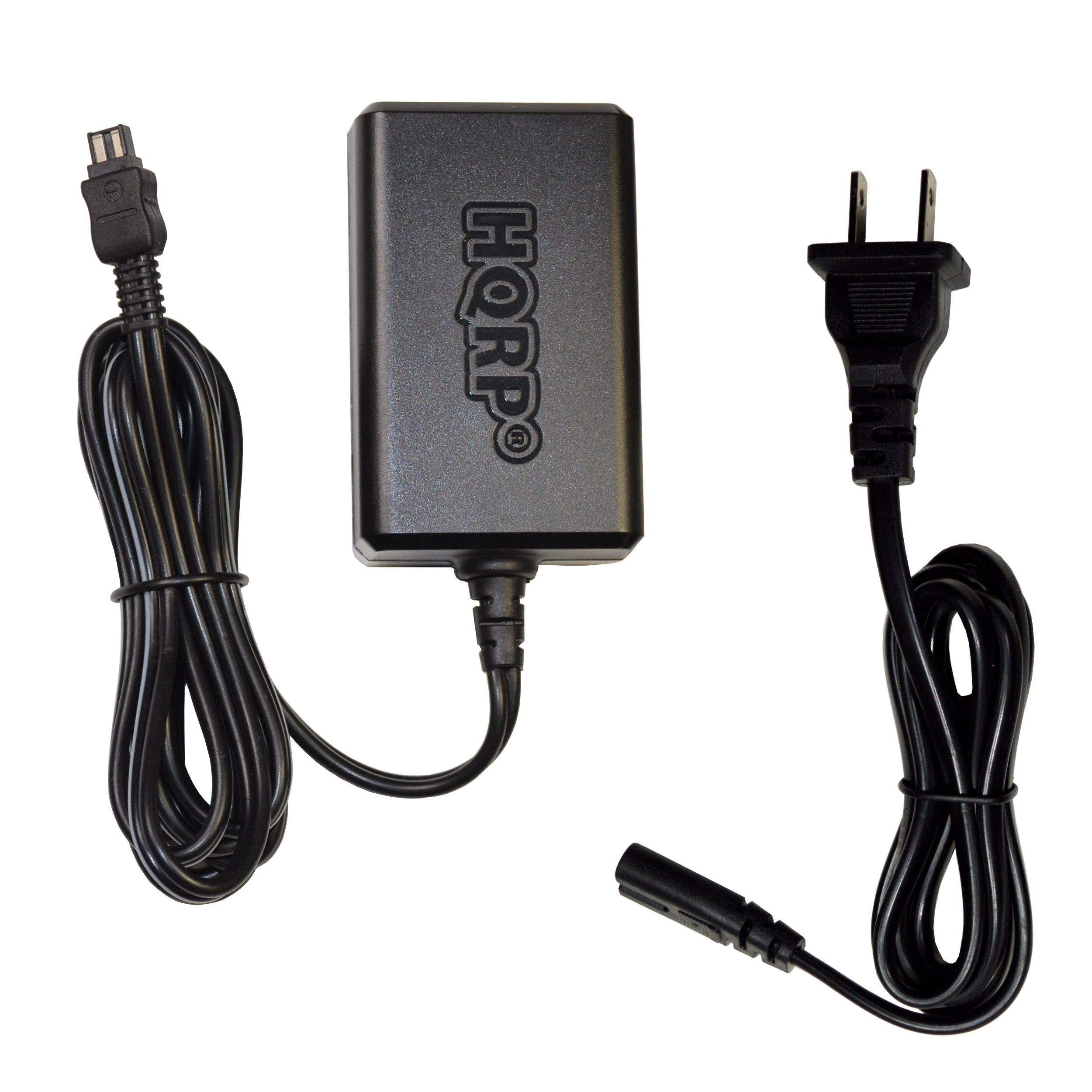 HQRP 8.4V AC Adapter Charger for Sony AC-L10A L10B L10C L10 L15 L100 HandyCam & CCD-TRV108/118/128/138/TR748/TR648/TR648E/TRV238/TRV238E Camcorders - Power Supply Replacement for Home & Travel Videography