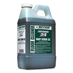 Betco Daily Scrub SC Fastdraw Floor Cleaner 2 Liter (4-Pack) - Professional Commercial Grade Cleaner for Hard Floors, Tiles & Concrete - Ideal for Restaurants, Hospitals & Schools