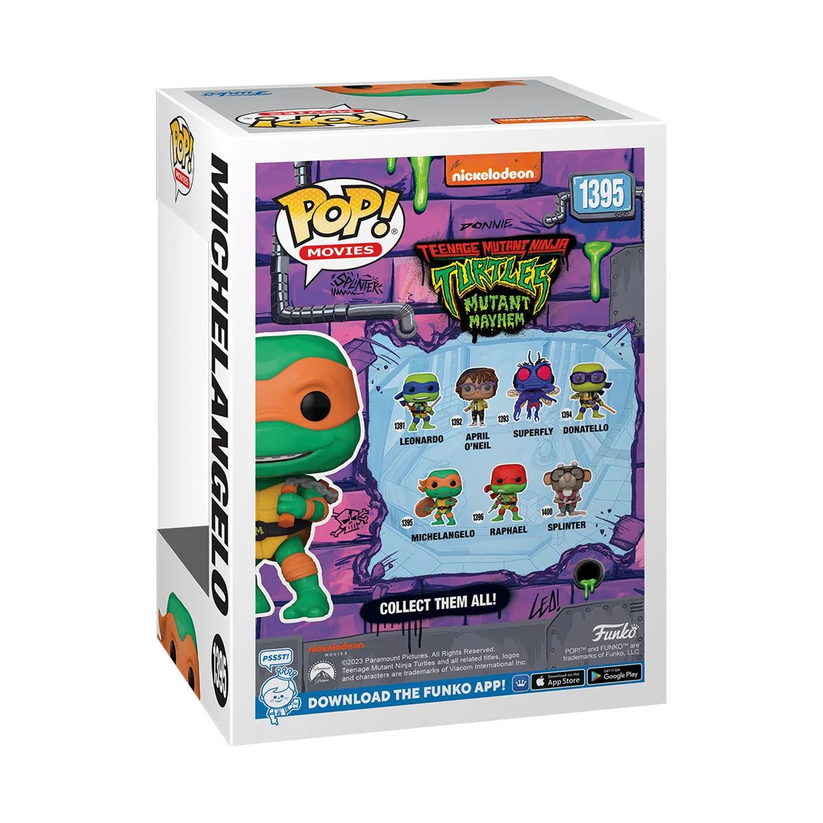 Teenage Mutant Ninja Turtles: Mutant Mayhem Michelangelo Action Figure - Collectible TMNT Toy for Kids & Fans - Perfect for Play, Display & Gifts