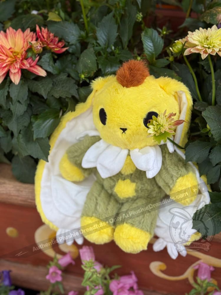Plushie Dreadfuls Daisy Rabbit Stuffed Animal Toy - Soft Cute Bunny Plush for Kids, Gift, Nursery Decor & Anxiety Relief