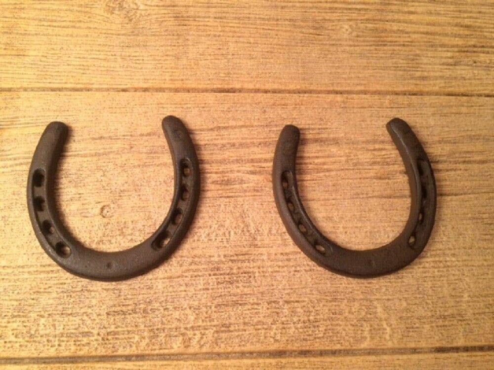 Heavy Duty Cast Iron Horseshoes - 4 3/4