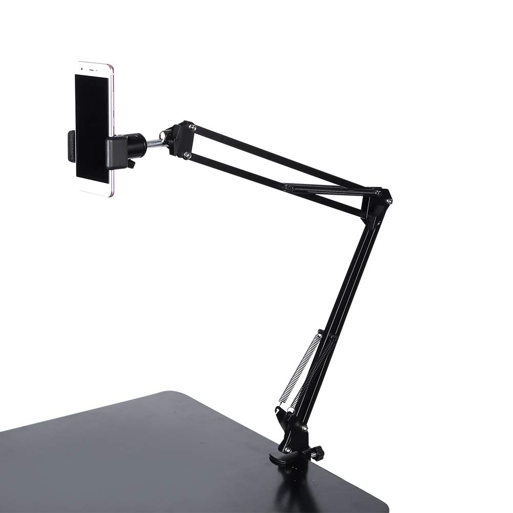 Akozon Flexible Universal Phone Holder - 360° Rotatable Long Arm Lazy Mount for Bed & Desk | Hands-Free Viewing for Movies, Gaming & Video Calls