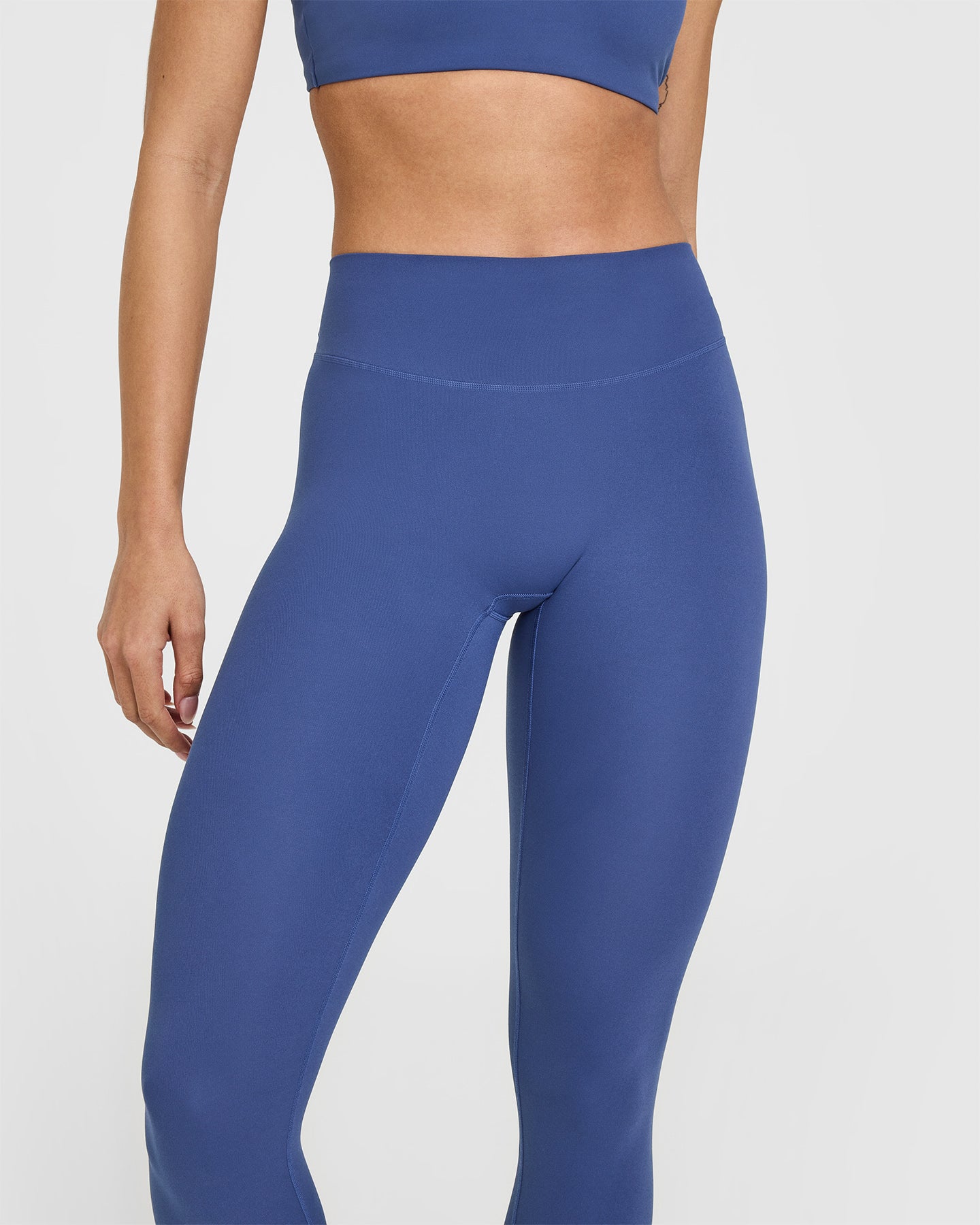 SoftMotion™ High-Waisted Yoga Leggings for Women - Shadow Blue | Stretchy & Breathable Workout Pants for Running, Gym & Lounge Wear