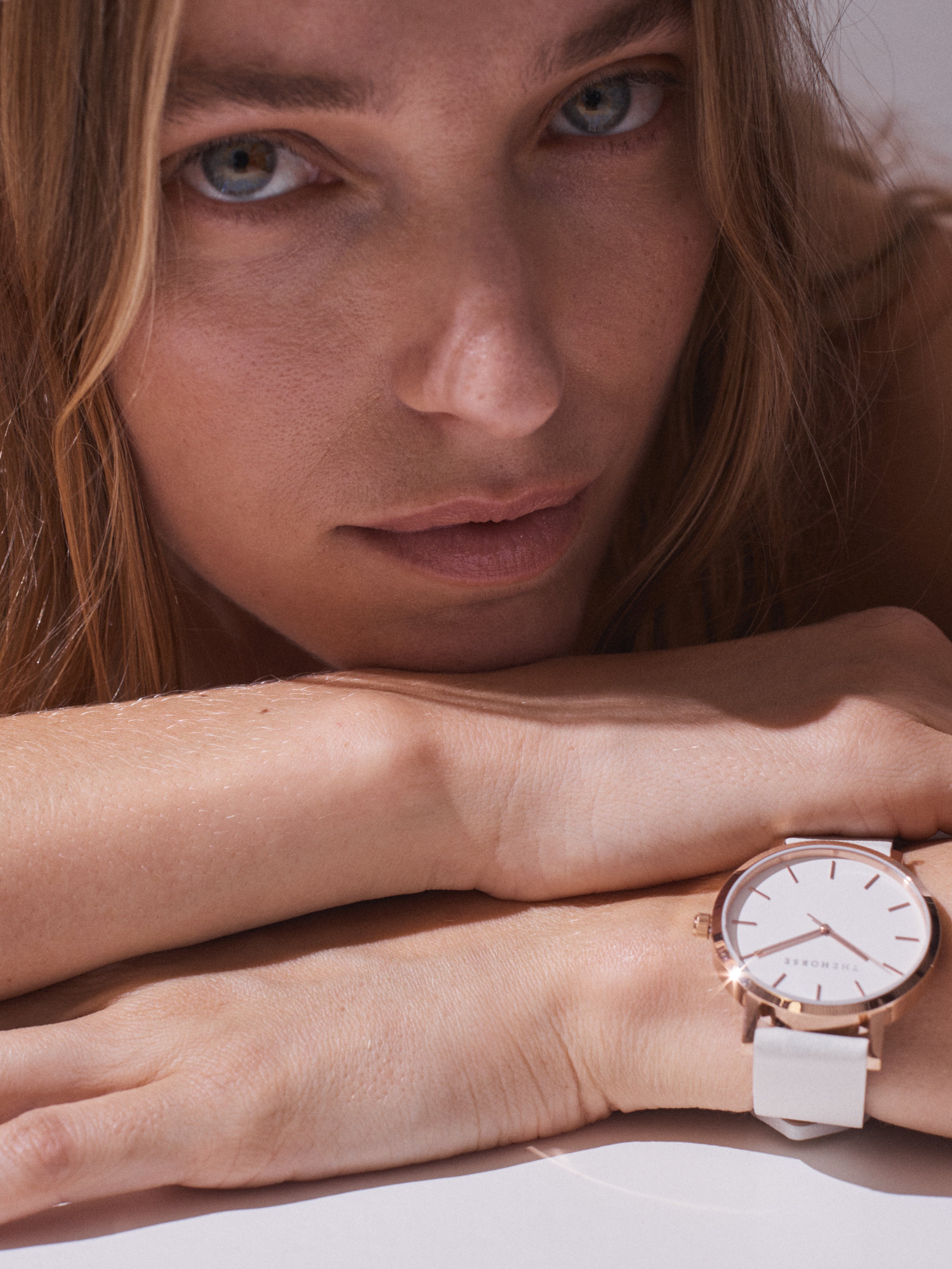 Mini Original Rose Gold Watch with White Dial & Milk Leather Strap - Elegant Women's Fashion Watch for Daily Wear, Office & Special Occasions