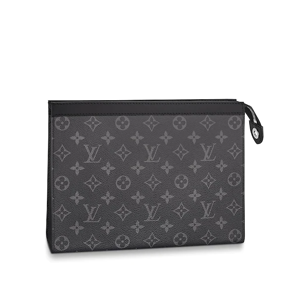 LV Pochette Voyage MM Monogram Eclipse Canvas Crossbody Wallet - Stylish & Compact Luxury Wallet for Women, Perfect for Travel, Shopping & Everyday Use