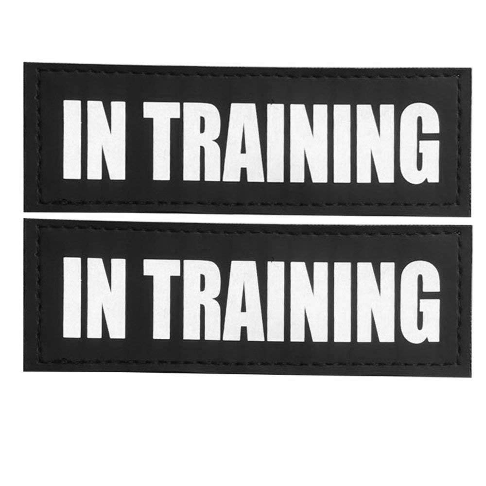 Fairwin Reflective Removable Dog Training Patches for Service Vest & Harness - Perfect for Police, Military, and Working Dogs