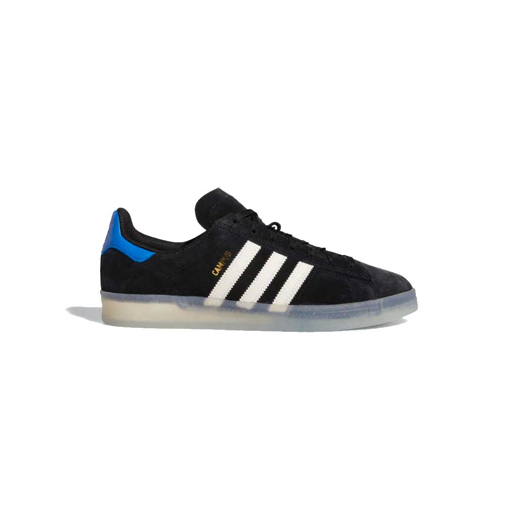 Adidas Campus ADV x MXA Sneakers - Core Black, Cloud White & Blue Bird Colorway - Stylish & Comfortable for Casual Wear, Street Fashion & Daily Activities