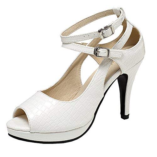 Getmorebeauty Women's High Heel Ankle Strap Dress Sandals - Elegant Party & Wedding Shoes for Women