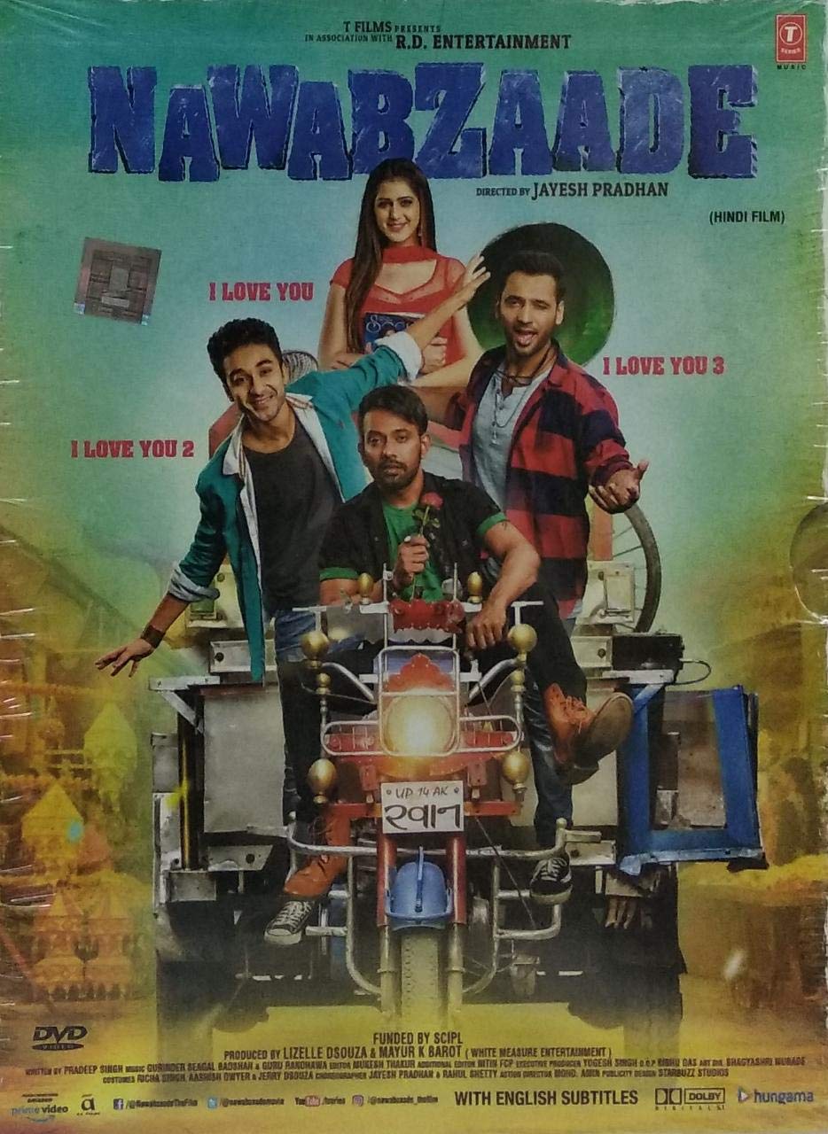 Nawabzaade Hindi DVD - Latest Bollywood Movie Dance Film | Romantic Drama Musical | Perfect for Movie Nights & Cultural Events