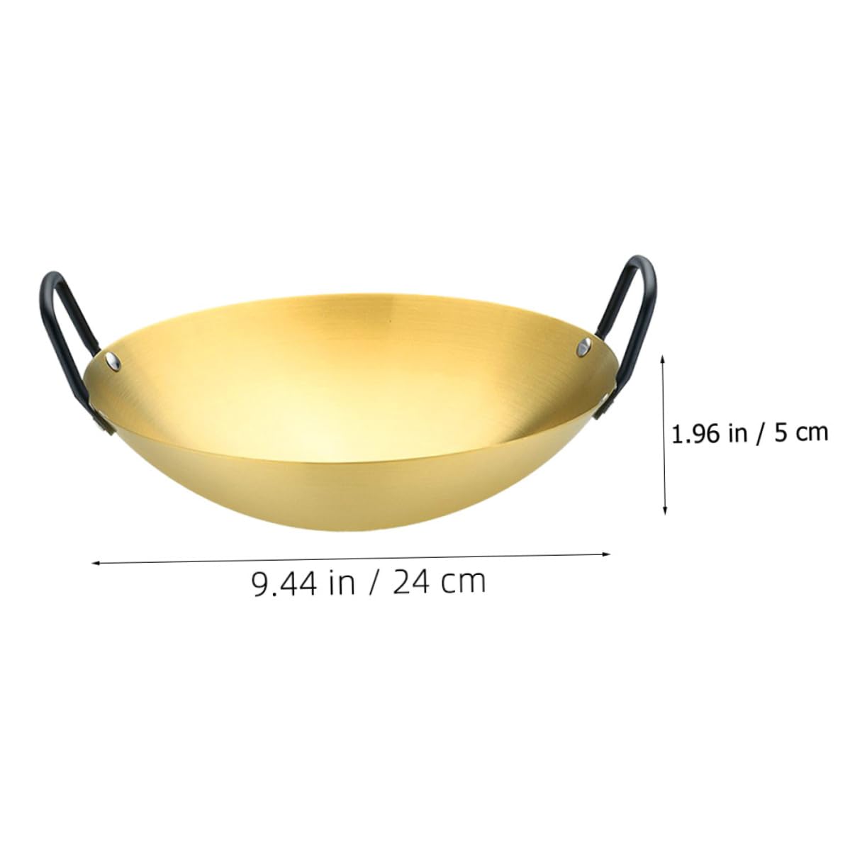 Premium Thickened Stainless Steel Frying Pan - Heavy Duty Wok Skillet with Non-Stick Coating, Double Handle for Safe Cooking - Ideal for Stir-Fry, Sauteing & Stove Top Cooking - Perfect for Home Chefs & Professional Kitchens