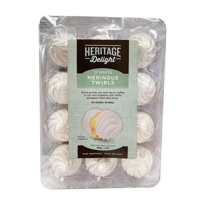 Gluten Free Meringue Twirls - Delicious Light & Crispy Cookies for Parties, Gifts & Dessert Lovers