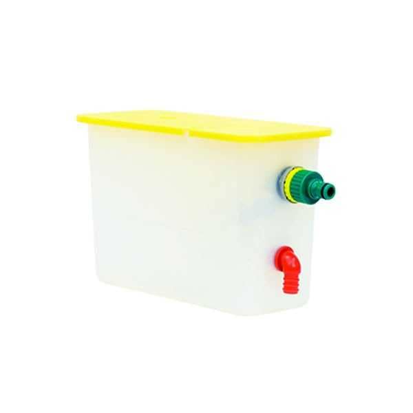 1 Gallon ABS Plastic Automatic Poultry Waterer - Easy to Clean Black Chicken Water Tank for Brooders, Pens & Cages - Perfect for Chickens, Ducks & Small Birds - Ideal for Backyard Farms & Poultry Raising