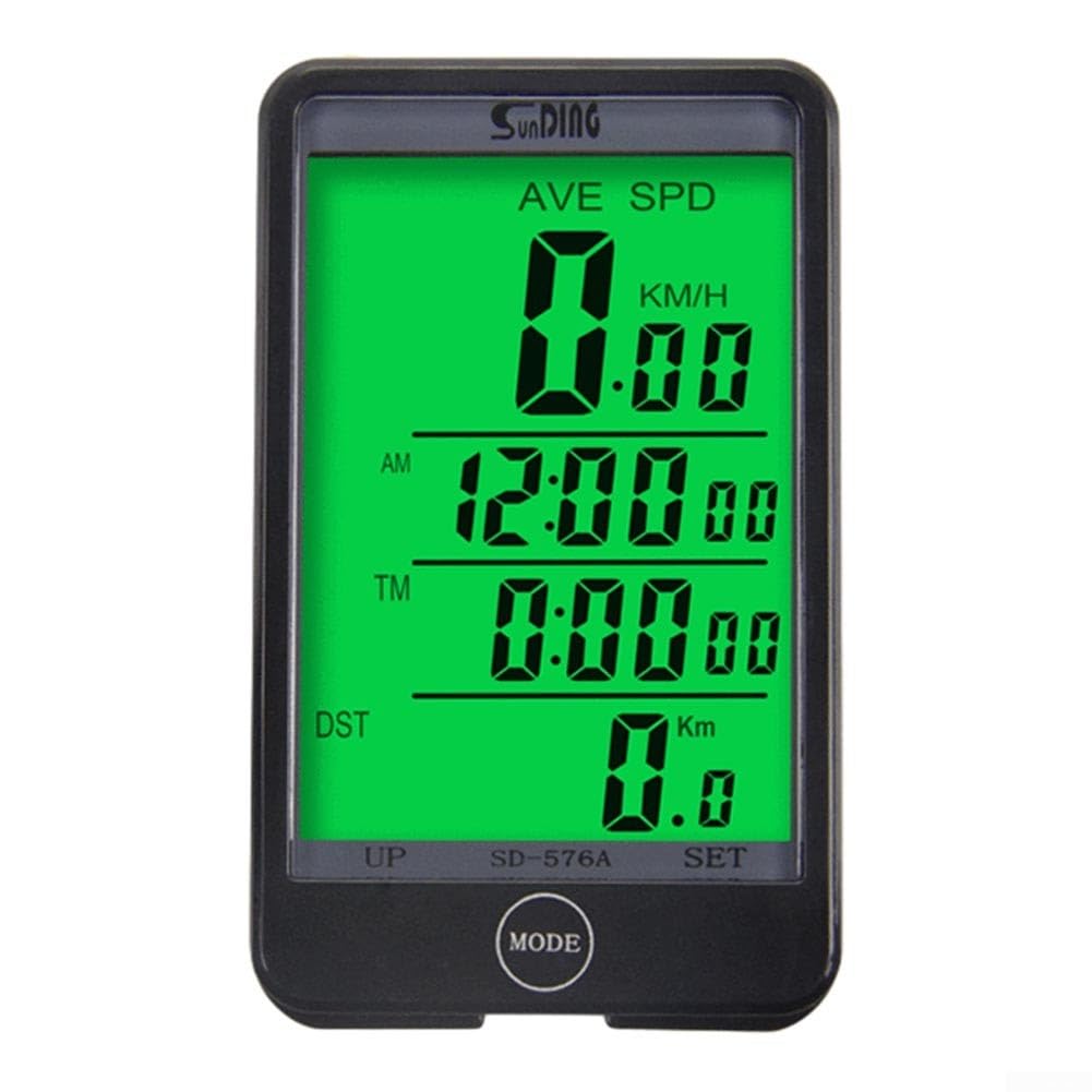 Waterproof LCD Backlit Touch Screen Bike Computer with Speedometer - Perfect for Cycling, Mountain Biking & Outdoor Fitness Tracking