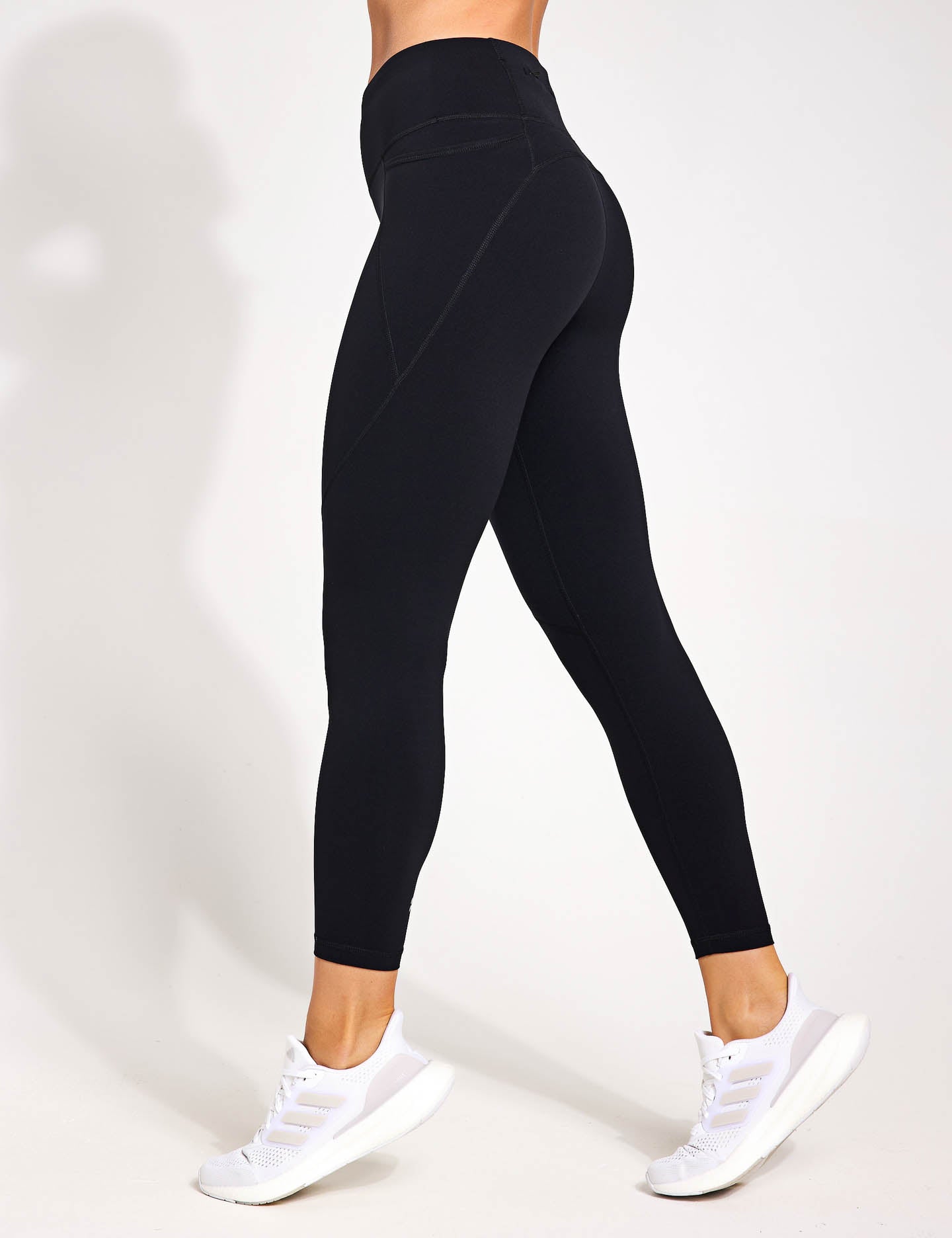 High Waist 7/8 Power Leggings Set - Black Workout Leggings for Women | Yoga, Running, Gym & Lounge Wear