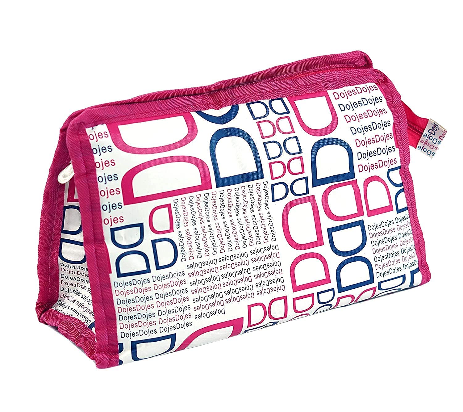 PRISMAXIC Waterproof Cosmetic Bag for Travel - Large Toiletry Pouch & Shaving Kit Organizer for Men & Women (Pink) - Perfect for Airplane Carry-on, Gym Essentials & Makeup Storage