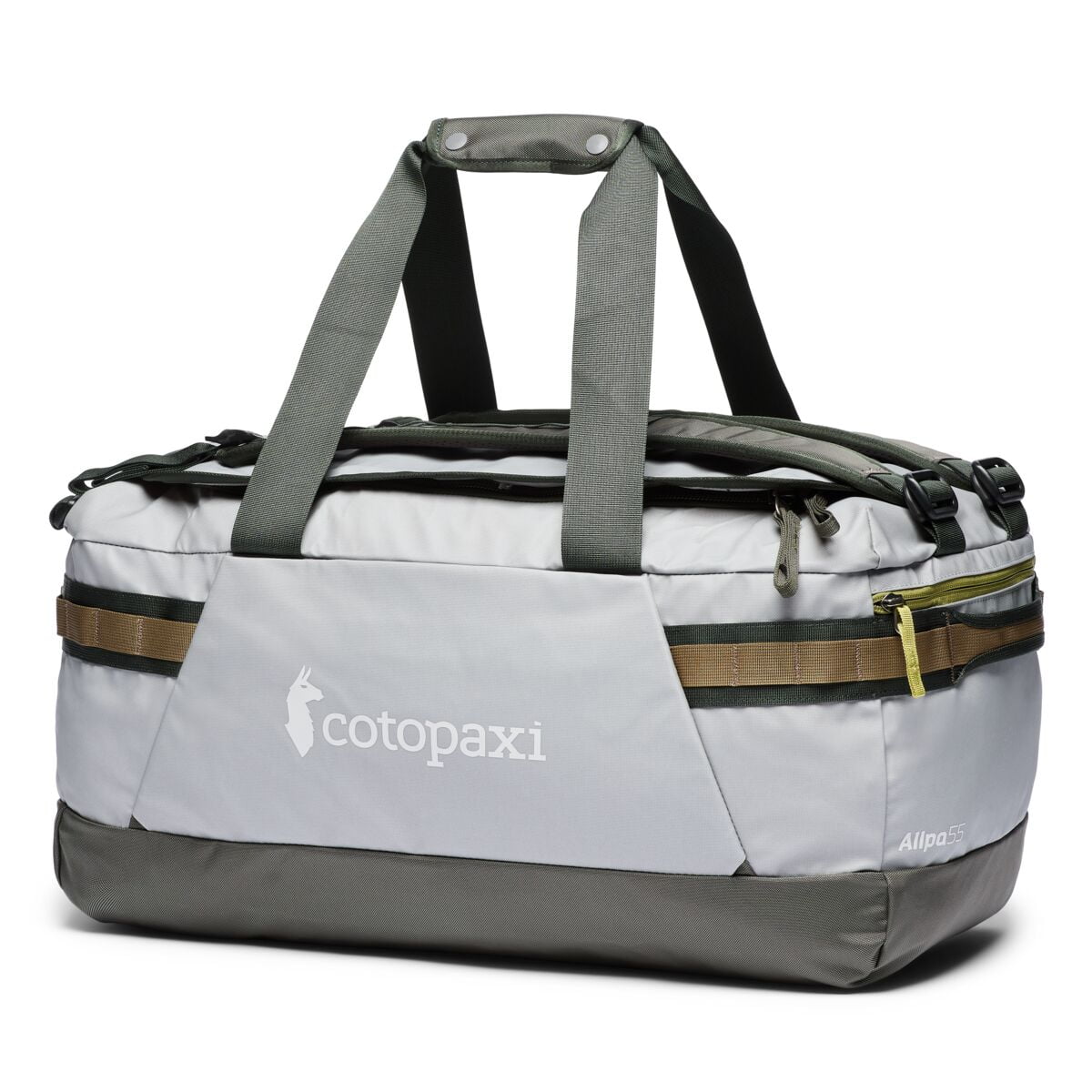 Cotopaxi Allpa Getaway 55L Travel Duffel Bag - Waterproof Carry-On Luggage for Adventure Travel, Hiking & Weekend Trips (Smoke/Cinder Color) | Perfect for Camping, Gym & Airplane Carry-On
