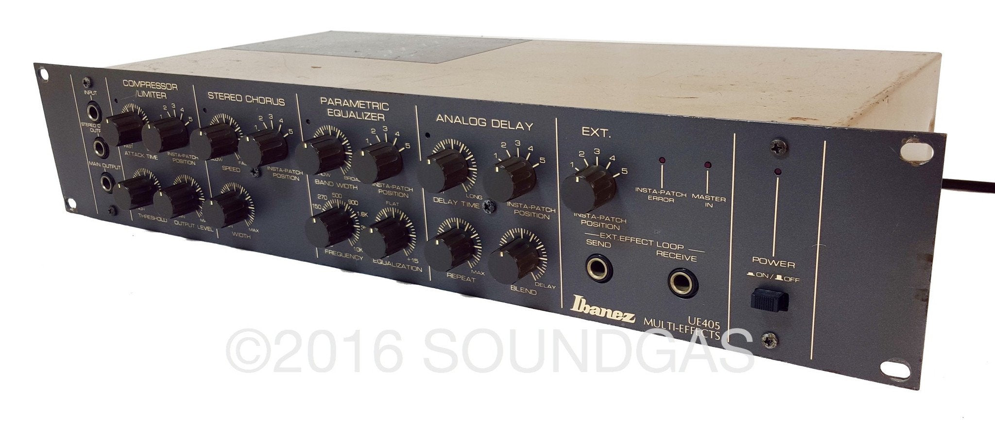 IBANEZ UE 405 Analog Rack Multi Effects Processor - Professional Guitar Effects Unit for Studio & Live Performance
