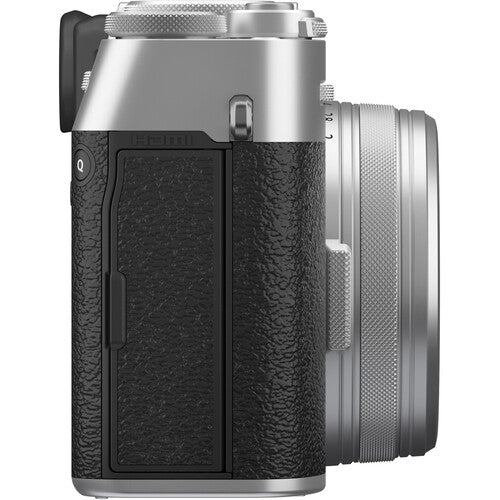 FUJIFILM X100VI Digital Camera 40.2MP APS-C Sensor - Silver | Compact & Lightweight for Travel, Street Photography & Vlogging