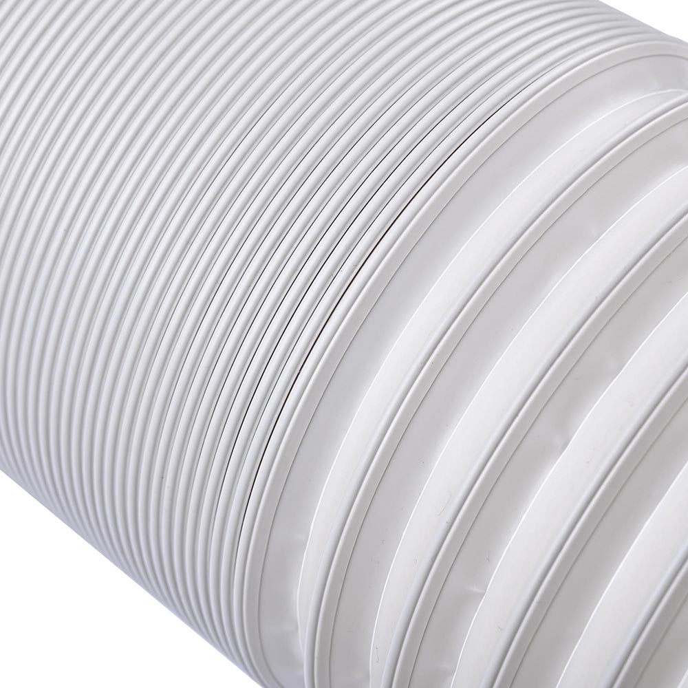 TheLAShop Portable AC Exhaust Kit - 5 7/8 Inch Hose & Window Seal Plate for Air Conditioner Venting - Perfect for Bedroom, Office, and RV Cooling Solutions